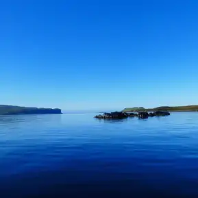 Blue ocean of Loch Baeg